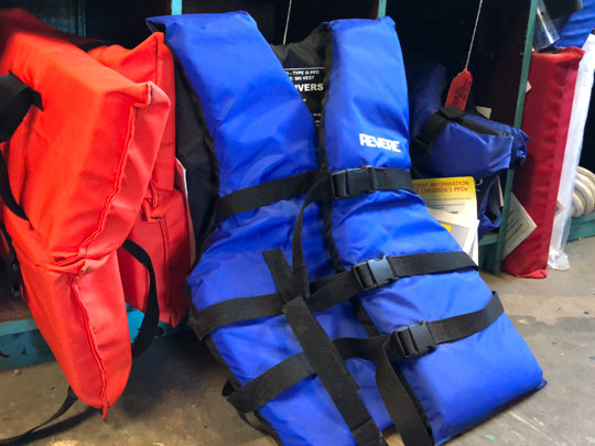 life vests